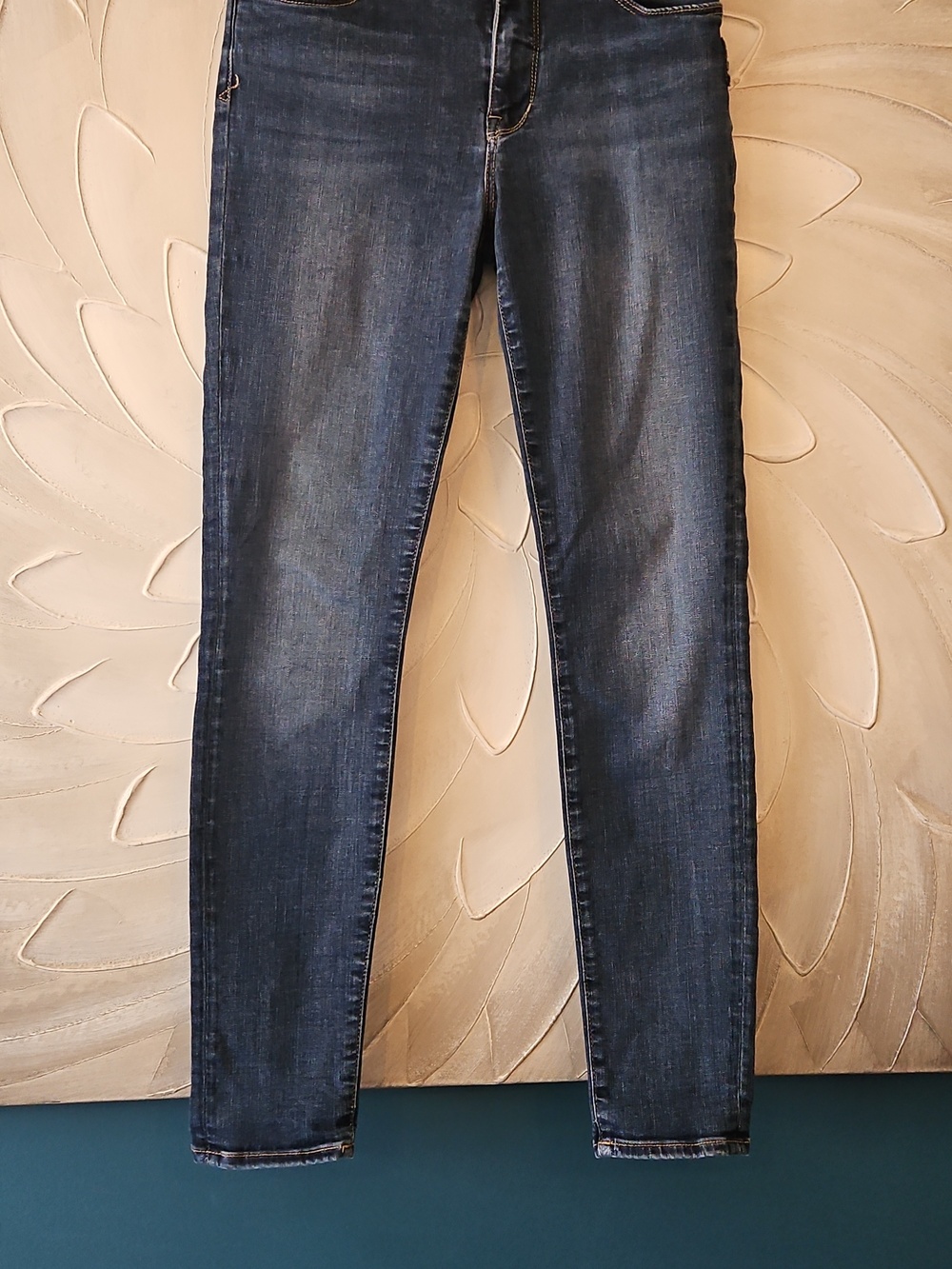Silver Skinny Jeans